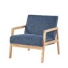 Fauteuil BONIFACIO En Tissu Bleu -Meilleur Meubles Magasin 89bcf81cffe047d99dc7c71e91426c76