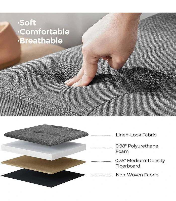 Coffre De Rangement Avec Couvercle L76cm 9 Coffre De Rangement Avec Couvercle L76cm – Image 7