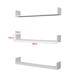 Lot De 3 étagères Murales Höganäs -Meilleur Meubles Magasin 8adda7ae405141ae9dc06a27eb9cc06d