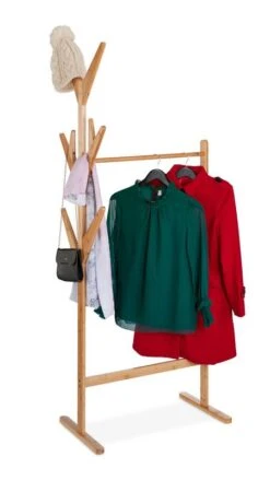 Penderie En Bambou Avec Crochets