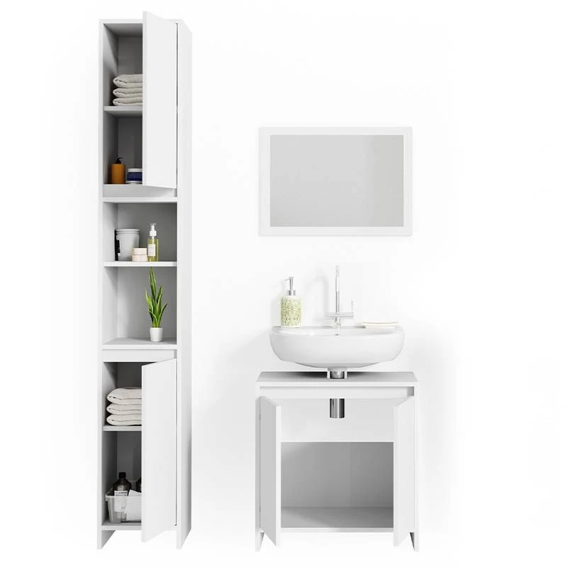 Salle De Bain Emma Blanc (3 élém.) 7 Salle De Bain Emma Blanc (3 élém.) – Image 5