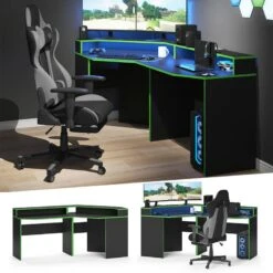 Bureau Ordinateur Kron Noir/vert Set 3 12 Bureau Ordinateur Kron Noir/vert Set 3 -Meilleur Meubles Magasin 91e0385b4be64df7aab326736da264e2
