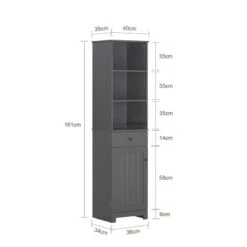 Meuble Colonne De Salle De Bain BZR17-W -Meilleur Meubles Magasin 921a1a1e9c514ec6962a6074ebd094f0