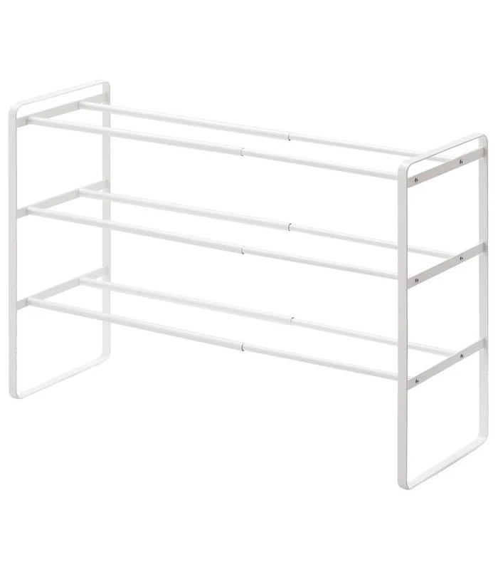 Yamazaki Etagère à Chaussures Noire Extensible 3 Yamazaki Etagère à Chaussures Noire Extensible