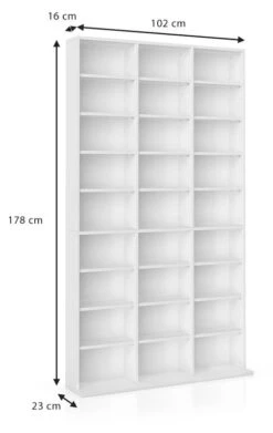 Étagère à CD Jukebox 178cm Blanc 27 Étagère à CD Jukebox 178cm Blanc -Meilleur Meubles Magasin 932521c100f241d5b34f7836983232c4.cropped 192 25 601 953.processed