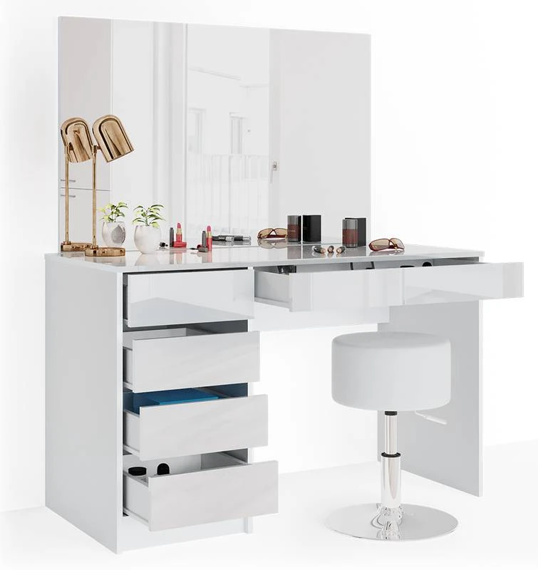 Coiffeuse Sherry Avec Miroir Et Tabouret 7 Coiffeuse Sherry Avec Miroir Et Tabouret – Image 5