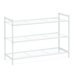 Étagère à Chaussures En Métal 3 Niveaux 18 Étagère à Chaussures En Métal 3 Niveaux -Meilleur Meubles Magasin 968687032fcb4300a01ecea59e1dc874