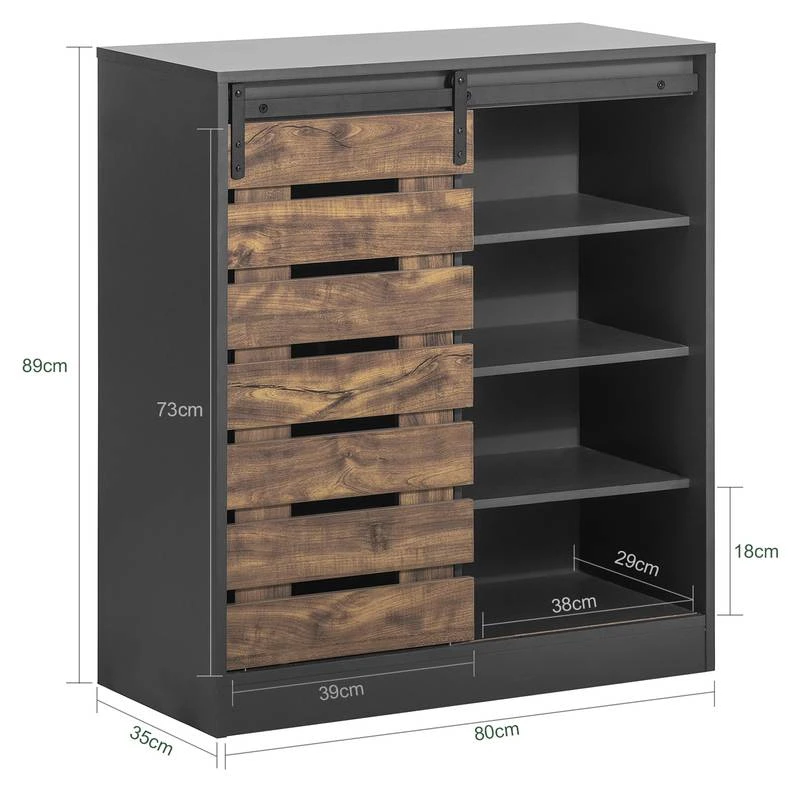 Commode à Chaussures Armoire FSB65-HG 10 Commode à Chaussures Armoire FSB65-HG – Image 8