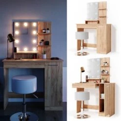 Coiffeuse Julia Avec Tabouret Et LED 25 Coiffeuse Julia Avec Tabouret Et LED -Meilleur Meubles Magasin 978a4bd816a34ecda2e36674e9b0a922