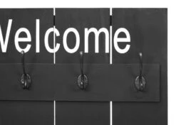 Vestaire Murale HWC-C89 Welcome Shabby -Meilleur Meubles Magasin 987ddb4f450543ed91e53b2065c52297