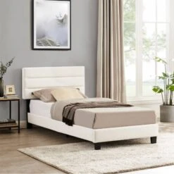 Lit Simple FLORIDA 90x190 Cm -Meilleur Meubles Magasin 9a9b882621ab4f5b8f76b9baeaee42ae