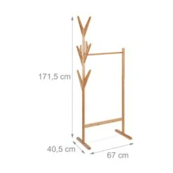 Penderie En Bambou Avec Crochets -Meilleur Meubles Magasin 9ad9c1cc04df4e039d1efc8b733c1613