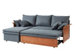 Canapé Angle Convertible WOOD -Meilleur Meubles Magasin 9b096e51f39c4730a92132a8096f6c16
