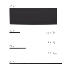 2x Étagères à Chaussures 50 Paires Gris -Meilleur Meubles Magasin 9d3ed115f19a49f39b35f0e95a3c4762