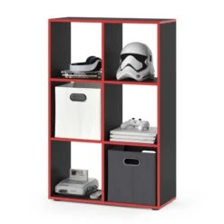 Etagère Noir/vert 6 Compartiments -Meilleur Meubles Magasin 9fd693adc23d4153ad318ebe10dac34a