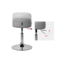 Pouf Ø 33 Cm Blanc -Meilleur Meubles Magasin a00370d3f5b9466d845718abe3689b10