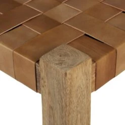 Pouf 45x45cm Brun En Bois De Manguier -Meilleur Meubles Magasin a16326197b454b2f91682a81f2dd0f93