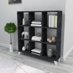 Bibliothèque Svedala 100 X 88 X 20 Cm 38 Bibliothèque Svedala 100 X 88 X 20 Cm -Meilleur Meubles Magasin a215c5ea135f4787a305919449389e79