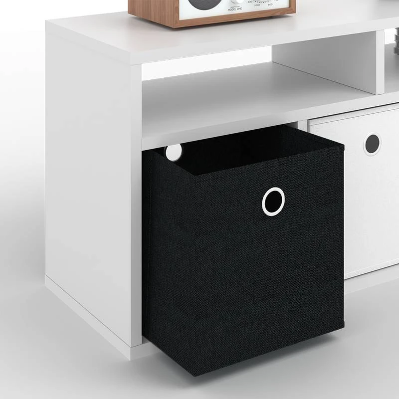 Etagère Hylda Blanc & 3 Boîtes P 8 Etagère Hylda Blanc & 3 Boîtes P – Image 6