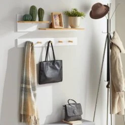 Porte-manteau D'Entrée Patères FHK21-WN -Meilleur Meubles Magasin a3c8551f21c54f51b761574d21e1235e