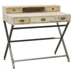 Bureau En Bois Et Métal