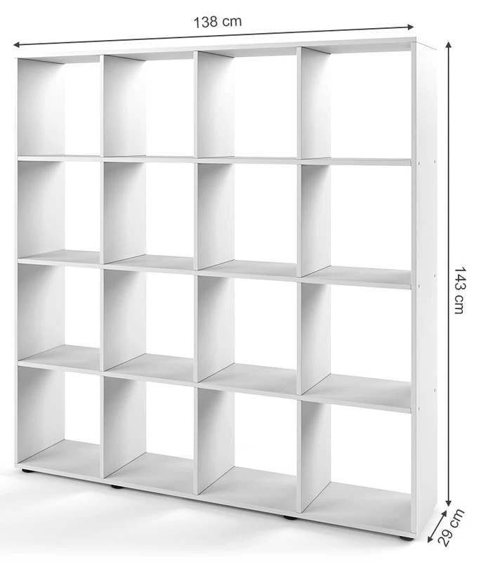 Etagère Karree Blanc 16 Compartiments 5 Etagère Karree Blanc 16 Compartiments – Image 3