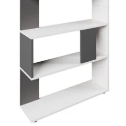 Etagère 80cm Anthracite/blanc -Meilleur Meubles Magasin a46851b5e3ab463f8d2b76ea814bdf67