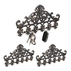 3x Portemanteaux Muraux En Fonte Blanc -Meilleur Meubles Magasin a9f46f4f03fb438982fd044465c0b36f