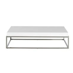 Table Basse En Bois Blanc Et Acier -Meilleur Meubles Magasin a9fcbbc4916a438197f62f232b6c9c29