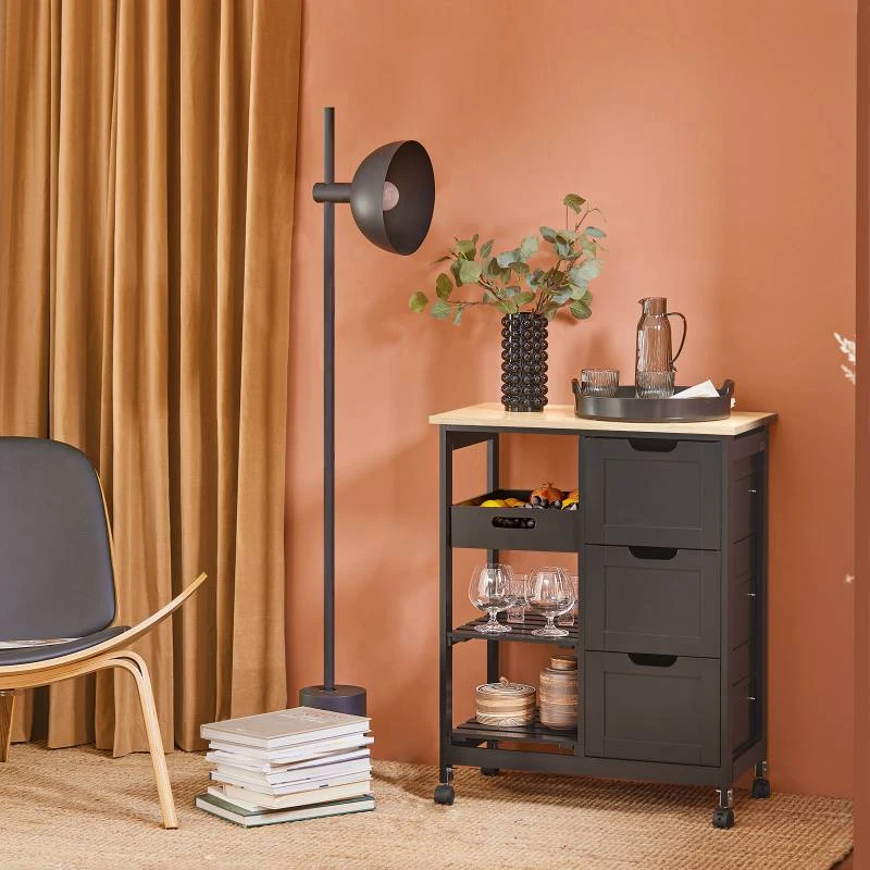 Desserte De Cuisine Roulante FKW79-SCH 4 Desserte De Cuisine Roulante FKW79-SCH – Image 2