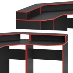 Bureau Ordinateur Kron Noir/rouge Set 1 12 Bureau Ordinateur Kron Noir/rouge Set 1 -Meilleur Meubles Magasin af3e863f4bbc471ca19f8525724ab323