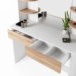 Coiffeuse Charlotte Noir, Banc & LED -Meilleur Meubles Magasin b01759bcc90c4ee09941e83867dc5f76