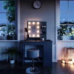 Coiffeuse Julia Avec Tabouret Et LED 30 Coiffeuse Julia Avec Tabouret Et LED -Meilleur Meubles Magasin b0c26e2369d2425bb8a14eb2ace97bb1