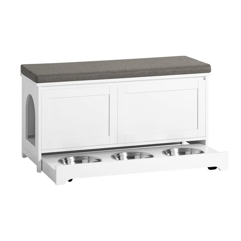 Banc Litière Chat FSR136-W 3 Banc Litière Chat FSR136-W