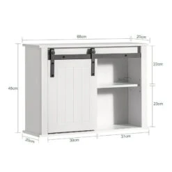 Armoire Murale BZR71-W -Meilleur Meubles Magasin b160ad1c08c44453bb53796212b0e488
