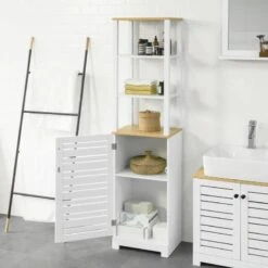 Meuble Colonne Salle De Bain BZR43-W -Meilleur Meubles Magasin b19127ddbf03405a888589352a2b069b