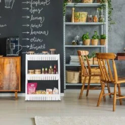 Étagère De Cuisine à Roulettes 3 Niveaux 30 Étagère De Cuisine à Roulettes 3 Niveaux -Meilleur Meubles Magasin b4a8c3a0ce5440ae8a697f66a524dd29