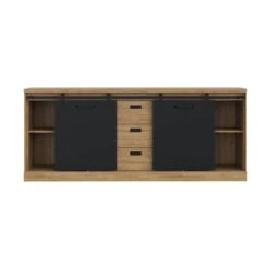 Buffet 214cm 2 Portes Coulissantes FARM -Meilleur Meubles Magasin b51e41fee075450fa3f3ac8a44b2791e