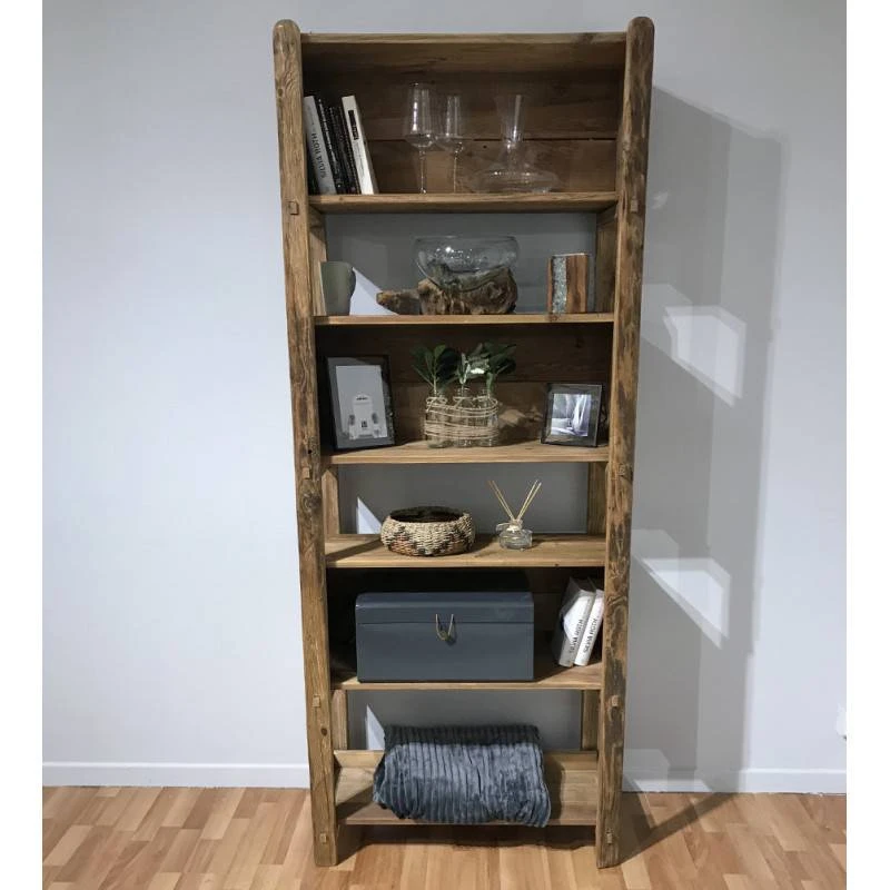 Etagère Bibliothèque 200cm 3 Niches 4 Etagère Bibliothèque 200cm 3 Niches – Image 2