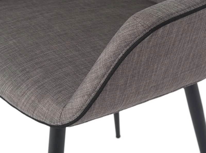 Fauteuil En Tissu Et Acier Noir 10 Fauteuil En Tissu Et Acier Noir – Image 8