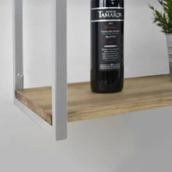 Étagère Murale Double 30x120x48 Blanc -Meilleur Meubles Magasin b97b06289aa5415a8a97eb7c55675a8e 1