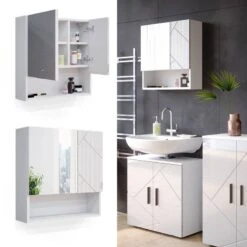 Armoire De Toilette Irma Blanc Brillant -Meilleur Meubles Magasin ba1f6a317c28435183e5c3731b3ee7ae