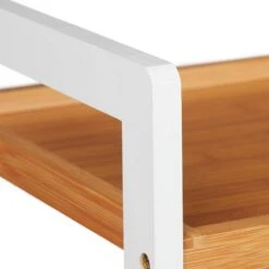 Etagère De Bain En Bambou Blanche -Meilleur Meubles Magasin bc4745af0ab940c58a8109f9025e01fc