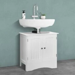 Meuble Sous-vasque 60x30x60cm Blanc 10 Meuble Sous-vasque 60x30x60cm Blanc -Meilleur Meubles Magasin bc759533f7af4708897d00860bf1daf0