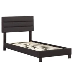 Lit Simple FLORIDA 90x190 Cm -Meilleur Meubles Magasin bcfa39258be0455090356a7e59469c41