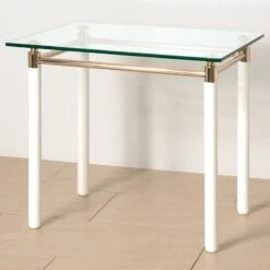 Table D'appoint Moselle III 10 Table D'appoint Moselle III -Meilleur Meubles Magasin beistelltisch moselle iii stahl massivholz vergoldet hochglanz weiss 1427652