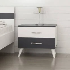 Table De Chevet Allerød à 2 Tiroirs -Meilleur Meubles Magasin bf7565b932354dfe8b7000f7e58fe1fb