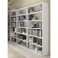 Bibliothèque Empire 28 Bibliothèque Empire -Meilleur Meubles Magasin bibliothek emporior hochglanz weiss 306106