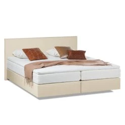 Lit Boxspring Ramona VI Imitation Cuir -Meilleur Meubles Magasin boxspringbett ramona vi kunstleder 160 x 200cm beige 4668500