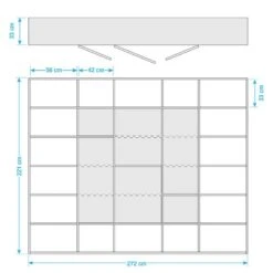 Étagère Emporior IV -Meilleur Meubles Magasin buecherregal emporior iv weiss 272 cm weiss 5173948
